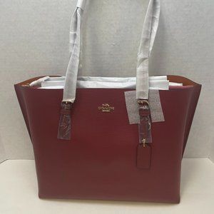 100% Authentic Coach Mollie Tote (Style No. 1671) - Cherry